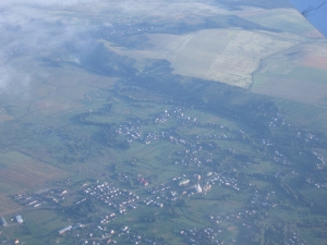 From the air