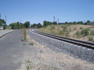 Railroad tracks in Santa Fe